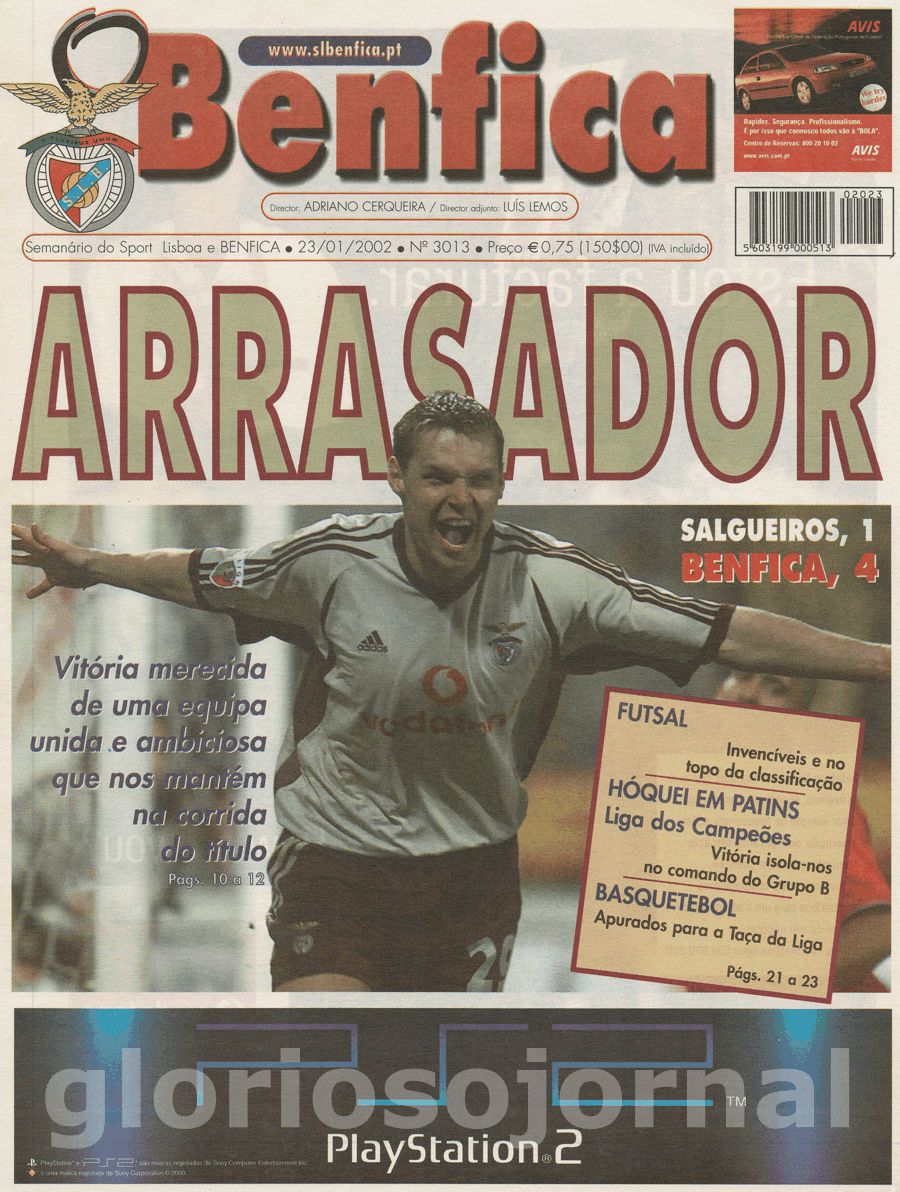 jornal o benfica 3013 2002-01-23